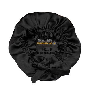 Turban en soie <span class=keywords><strong>de</strong></span> mûrier 100% pour le soin des <span class=keywords><strong>cheveux</strong></span> <span class=keywords><strong>longs</strong></span> bouclés, <span class=keywords><strong>bonnet</strong></span> <span class=keywords><strong>de</strong></span> <span class=keywords><strong>nuit</strong></span> pour femme - Product Image 2