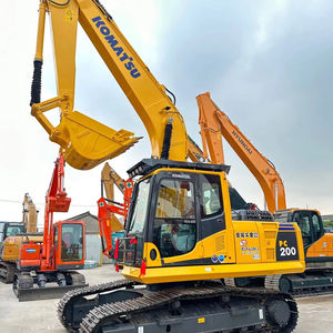 Excavatrice d'occasion Komatsu PC200 20 tonnes, modèle 2022, d'origine japonaise, certifiée EPA CE, machine de construction sur chenilles, moteur et engrenages - Product Image 1