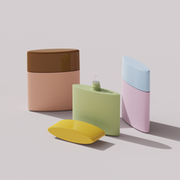 Bouteilles en plastique vides personnalisées de 50 ml EVOH à 5 couches de barrière, flacon de crème solaire pour l'emballage des soins personnels