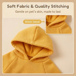 Vêtements d'été pour animaux de compagnie, sweat-shirt à capuche avec poche zippée, manteau chaud d'hiver pour chien, tenue pour <span class=keywords><strong>chiot</strong></span>, chiens de petite, moyenne et grande taille - Product Image 6