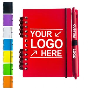 Wholesale Detachable Loose-Leaf Notebook With Pen Custom School Corporate Meeting Book Sub Cover With Logo - Product Image 1