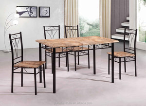 Yukai foshan sala <span class=keywords><strong>da</strong></span> pranzo mobili set semplice MDF sala <span class=keywords><strong>da</strong></span> pranzo set con 1 tavolo <span class=keywords><strong>da</strong></span> pranzo e 6 sedia DS-021 (1 + 6) - Product Image 4