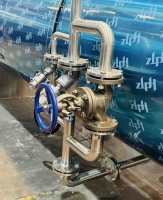 Nieuwe automatische stoomretortsterilisator van roestvrij staal met SIEMENS besturingssysteem, energiezuinig, hoge efficiëntie, horizontaal, voor voedsel.