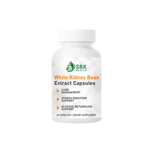 Private Label White Kidney Bean Capsules with White Kidney Cambogia Immune System Supports 1200 mg Per serving Capsules - Product Image 1