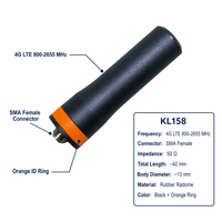 Antenne ultra-courte verticale KL158 4G LTE 800-2655MHz pour radio bidirectionnelle IP67 Walkie Talkie