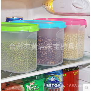 Square Plastic Airtight <b>Storage</b> Containers With Clip On Lids <b>For</b> <b>Kitchen</b> Food <b>Storage</b> Transparent Multi Size Options - Product Image 1