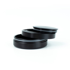 High Quality Metal <b>Round</b> Snus Tin <b>Box</b> Black With Bottle Opener Function Aluminum Snus Can With Lid Snus Metal Container - Product Image 2