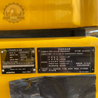 Excavatrice sur chenilles Komatsu PC400 d'origine japonaise, d'occasion, avec peu d'heures de fonctionnement