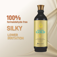 Crème Lotion de Traitement Capillaire Nano Kératine Pure Bio Straighten Cure pour Lissage Brésilien Doré