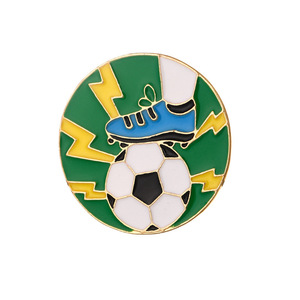 Customized Personalized <strong>Pin</strong> Hard Enamel Metal Soccer <strong>Football</strong> <strong>Badges</strong> for Global Soccer Match 2026 Fans Souvenirs Brooch - Product Image 3
