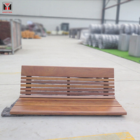 Usine En Gros Banquette Top Meubles De Jardin Sans Jambes Rustique Extérieur Parc Banc Sièges Public Bois Lattes Chaise
