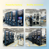 Machine à fléchettes électronique à monnayeur, équipement de jeu commercial d'intérieur personnalisable pour adultes