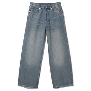 Jeans baggy personnalisés de haute qualité, coupe large classique, pour hommes, effet délavé Monkey Wash Y2K, vente en gros Chine - Product Image 2