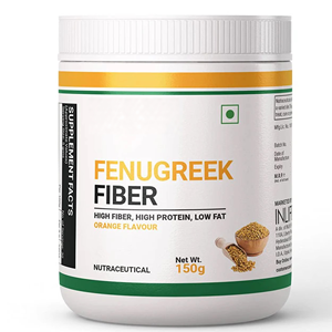 Poudre <span class=keywords><strong>de</strong></span> fibres <span class=keywords><strong>de</strong></span> fenugrec, complément alimentaire à base <span class=keywords><strong>de</strong></span> plantes, saveur <span class=keywords><strong>orange</strong></span>, cliniquement prouvée, pour la digestion, l'énergie et la santé intestinale - Product Image 1