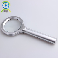 Loupe grossissante 3X avec grande lentille de 73 mm, loupe de lecture portative éclairée par LED pour les personnes âgées, inspection