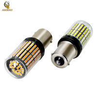 2 ampoules LED COB mini fantaisie 12V 1156 1157 pour feux de position, feux arrière de voiture, phares avant de voiture, pièces de décoration de vélo