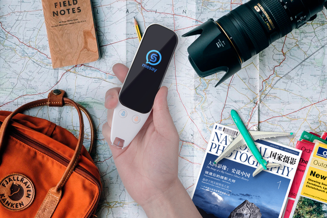Portable Scan Translation Pen Exam Reader Voice Language Translator Device with Touchscreen WiFi/Hotspot Connection/Offline