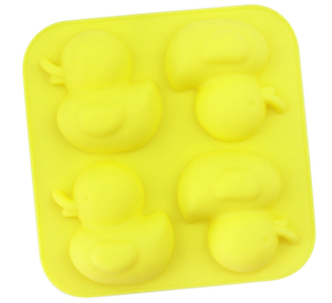 Molde de silicona para pastel horneado de cocina de pato amarillo pequeño moderno, molde para pastel de uso doméstico con embalaje de bolsa OPP - Product Image 3