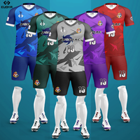 Jersey Sepak Bola Custom 2026 Full Digital Printing 100% Polyester Bernapas Berkualitas Tinggi untuk Pemain dan Penggemar, Cepat Kering