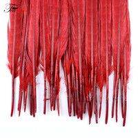 Plumes de carnaval artificielles pour décor de maison, 50-55cm, plumes de queue de faisan, teinte naturelle pour cheveux artisanaux