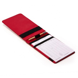 Porte-cartes de score de golf personnalisé en cuir PU crocodile, durable et écologique, avec stylo – Idéal comme cadeau - Product Image 4