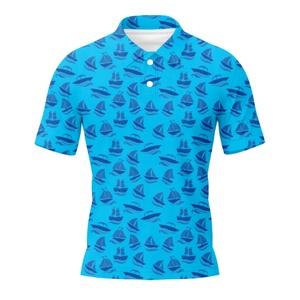 Camiseta de Pesca Personalizada de Secado Rápido con Sublimación, Protección UV UPF 50+, Polo de Pesca de Manga Corta para Hombre - Product Image 6