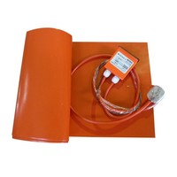 Chauffe-plaque et couverture chauffantes en silicone à tension personnalisée avec contrôle numérique de la température pour séchage de films DTF pour animaux de compagnie - Économie d'énergie