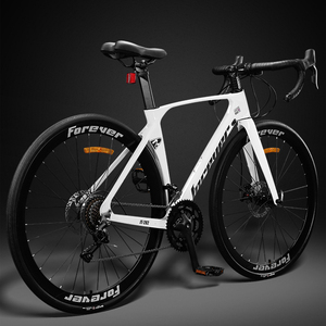 700C Magnesiumlegierung-Rahmen Rennrad Bicicleta De Ruta Lineare Scheibenbremse Gangschaltung Rennfahrrad mit Rennlenker für Erwachsene - Product Image 1