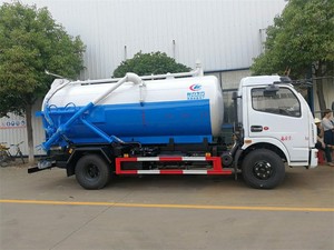 Affordable Dongfeng 4X2 6000 Liters Vacuum Sewage Truck for Septic Tank Cleaning & Municipal Waste Collection - Product Image 2