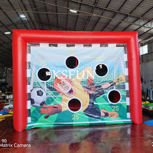 Portería de Fútbol Inflable de PVC Comercial para Exteriores, Portería de Fútbol Inflable para Alquiler, Juego de Tiro al Blanco de Fútbol Inflable - Product Image 4