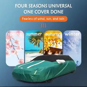 Applicable To Mini Special Car Cover Rainproof Sunscreen Insulation Car Hood Oxford Cloth Thickened Sunscreen Dustproof