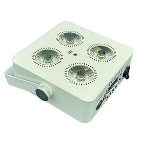 4*12W RGBWA+UV LED Lumières à piles avec télécommande sans fil WiFi, utilisables pour la scène DJ et autres activités - Product Image 5