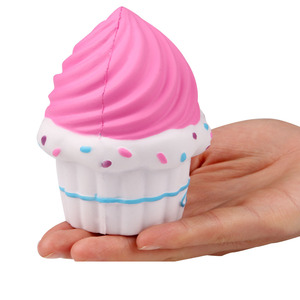 Pu Fidget Toy Cupcake Slow <b>Rebound</b> Stress Relief Toy For Kids Age 2 To 4 Years Unisex - Product Image 2