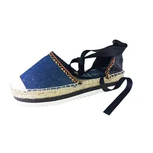 廉价纯天然纯手工黄麻鞋，Espadrille骡子，Sandale Espadrille