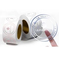 Étiquettes adhésives personnalisées, imperméables, durables, transparentes, couleur or de luxe, autocollants à chaud pour l'emballage