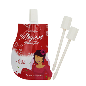 Tùy Chỉnh In Ấn 7/10/15/20G 1Oz Đặc Biệt Lá Gói Mẫu Hình Mylar Spouted <span class=keywords><strong>Pouch</strong></span> Cho Mặt Nạ Kem Dưỡng Da Mặt Sữa Rửa Mặt - Product Image 5