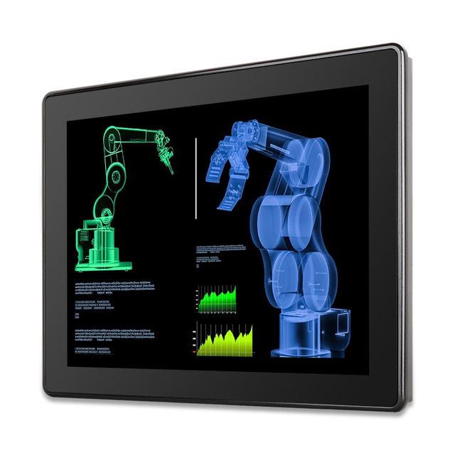 Customized 7 to 24 Inch Industrial Monitor Capacitive LCD Touch Screen with Multitouch USB & DVI Interface IP65