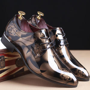Chaussures de mariage Derby pour <span class=keywords><strong>homme</strong></span>, grande taille 38-50, style gentleman britannique, chaussures habillées formelles à bout pointu en PU, lacets, chaussures d'hiver - Product Image 3