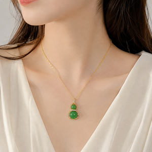 Collana artistica a forma di zucca: elegante gioiello vintage per donna - Product Image 2