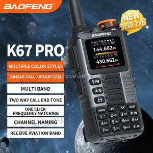 BF-K67 PRO Walkie Talkie Impermeable VHF/UHF de Doble Banda, 640 Canales, 5W de Alta Potencia, Radios Bidireccionales Portátiles, Alcance de 0-8KM - Product Image 2