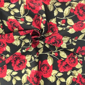 Tissu en popeline de coton à imprimé floral, respirant et anti-boulochage, pour robe de fille - Riley Blake - Product Image 3