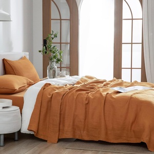 Set Copripiumino da Letto in 100% Lino Francese Naturale Stone Washed Vendita all'Ingrosso a Prezzo di Fabbrica - Product Image 2