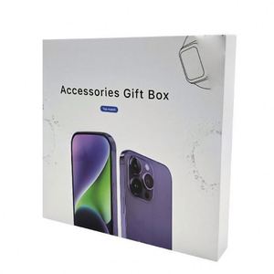Vente flash - Montre connectée 7 en 1 - Ensemble d'écouteurs sans fil - <span class=keywords><strong>Chargeur</strong></span> sans fil - Boîtier de batterie externe - 6 en 1 pour accessoires <span class=keywords><strong>iPhone</strong></span> - Boîte cadeau 6en1 - Product Image 1