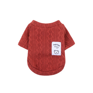 Maglietta in Poliestere per Cuccioli e Gatti, Maglione Caldo Invernale Lavorato a Maglia, Abbigliamento per <span class=keywords><strong>Cani</strong></span>, Vendita all'Ingrosso dalla Fabbrica di Giocattoli Songshan - Product Image 2