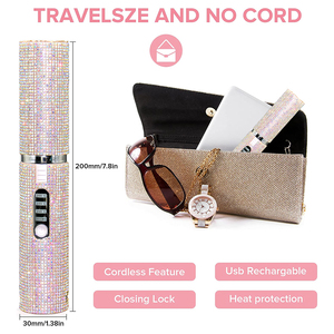 Mini lisseur portable USB, outil de <span class=keywords><strong>coiffure</strong></span>, sèche-cheveux, vente en gros, marque privée, personnalisation, lisseur et boucleur - Product Image 4