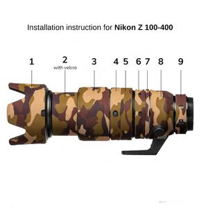 Funda Protectora para Lentes de Cámara, de Neopreno, Camuflaje, Resistente al Agua, Portátil y Duradera - Product Image 4