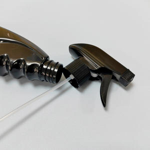 Bouteille pulvérisateur à gâchette en plastique PET transparente pour arrosage de plantes, jardin, désodorisant, 500 ml, noire, pour nettoyage - Product Image 6