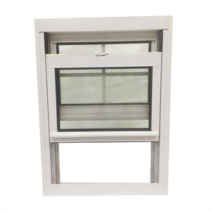 Fenêtre coulissante verticale automatique à <span class=keywords><strong>guillotine</strong></span> avec cadre en alliage d'aluminium moderne et écran pliant pour villa - Product Image 1