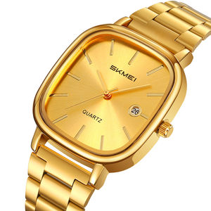 SKMEI 2551 New Arrival Quartz <b>watch</b> simple Arabic design Gold Retro fashion Japanese Movement Quartz wristwatch for <b>men</b> - Product Image 2