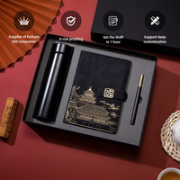 Offre Spéciale : Coffret Cadeau d'Affaires d'Usine – Carnet A5, Thermos et Boîte à Stylos, Personnalisable avec Logo, Idéal pour Événements Professionnels